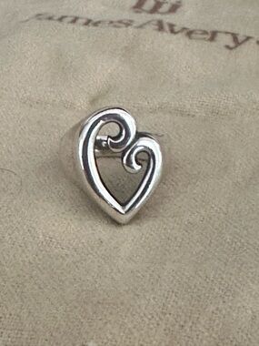 Avery Silver Open Heart Mother’s Love Ring